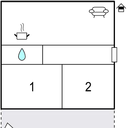 Cozy In Pag With Kitchen 아파트 *